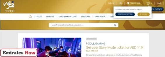 Fazaa Card Discount List