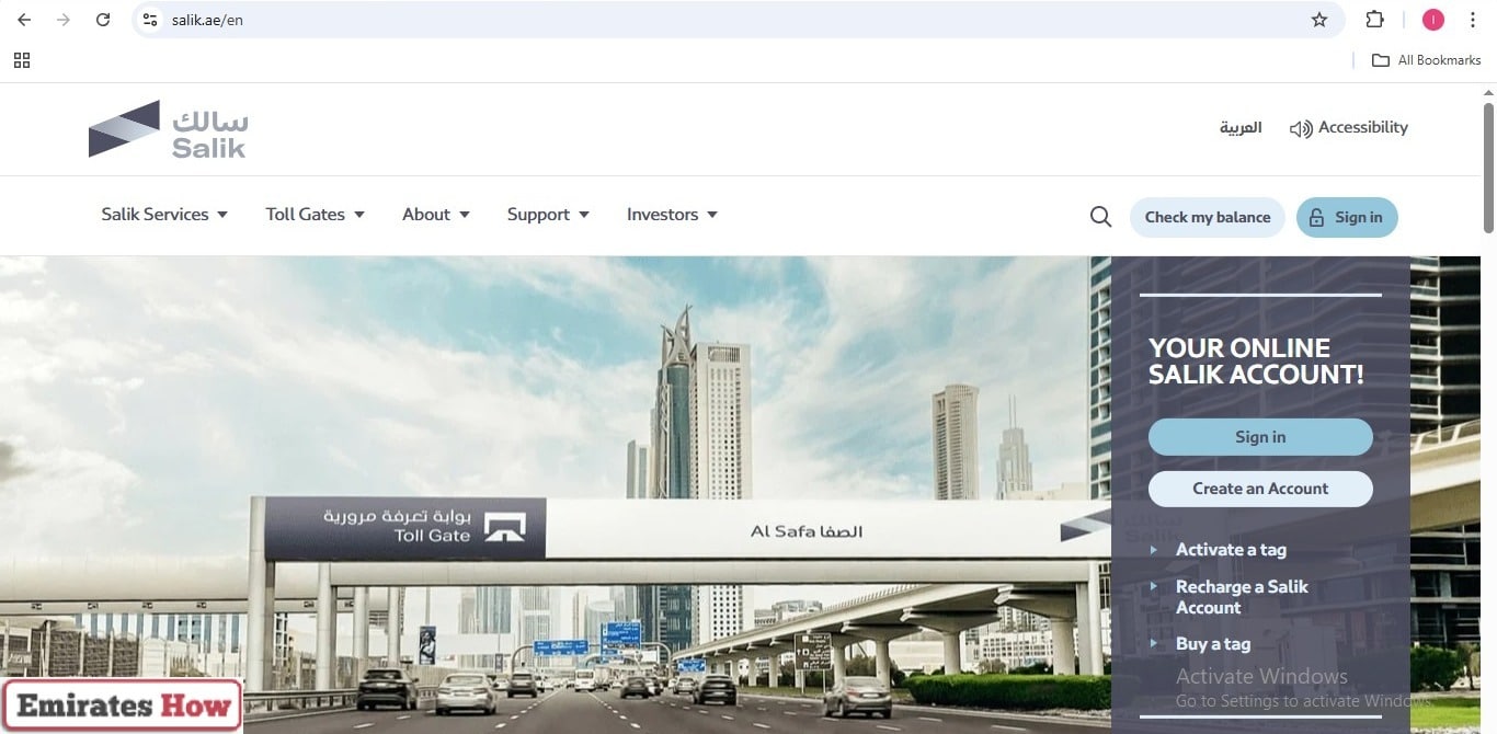 Salik Balance Check
