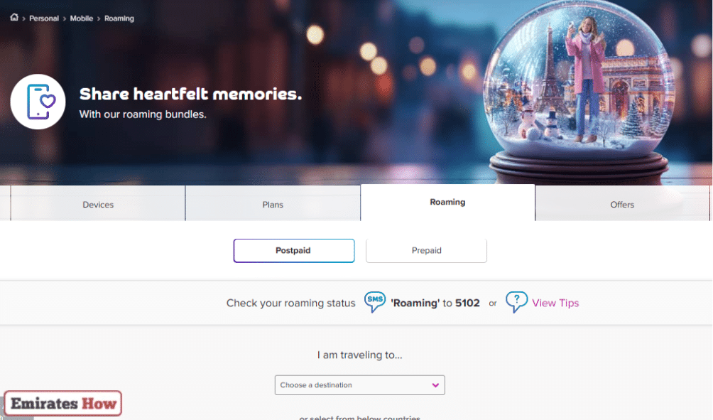 How to Activate International Roaming on Du Prepaid